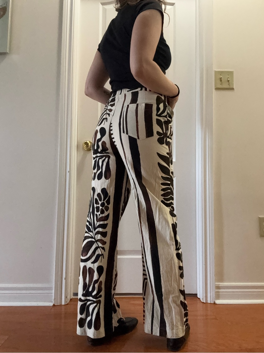 Mango Patterned Pants - Picture 4 of 11